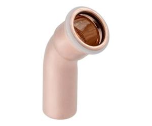 Geberit Geberit Coude Mapress d 54 mm, 45°, avec embout insérable, cuivre Quantité:1