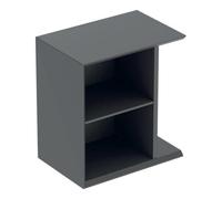 Geberit Élément latéral iCon suspendu 37x40x24,5 cm avec box à poussière Laque de lave matte