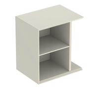 Geberit Élément latéral iCon 502325, suspendu, box poussières, 37x40x27,3 cm, laqué gris sable