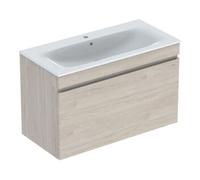 Geberit Geberit Ensemble lavabo meuble Renova Plan 100x62,2x48cm, KP N chêne, lavabo blanc Quantité:1
