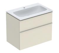 Geberit Geberit Ensemble meuble-lavabo iCon 75x63x48 cm, blanc, surface brillante, grand mat Quantité:1