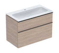 Geberit Geberit Ensemble meuble-lavabo iCon 90x63x48 cm, bl/KeraTe, oeuf, lavagna mat Quantité:1