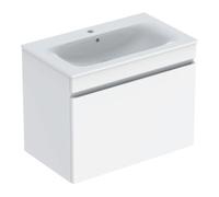 Geberit Geberit Ensemble meuble lavabo Renova Plan 80x62,2x48cm, blanc, lavabo blanc/KeraTe Quantité:1