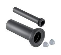 Geberit Geberit Garniture de raccordement d 90mm, 300mm, pour WWC, PE-HD, mat chromé Quantité:1