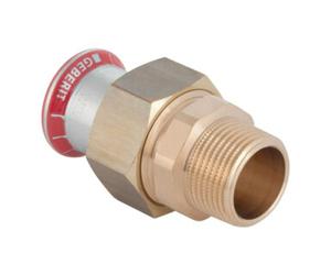 Geberit Geberit GV Mapress C-St. d 15xR 1/2, plat, avec filetage mâle, galvanisé Quantité:1