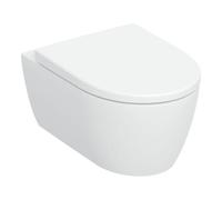 Geberit Geberit iCon Ensemble WC suspendu, cuvette à chasse profonde 35,5x53 cm, céramique blanche, avec abattant, K-Tect Quantité:1