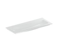 Geberit Geberit iCon Meuble vasque 120x48 cm sans trous de robinet, sans trop-plein, blanc, KeraTect Quantité:1