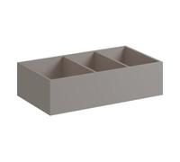 Geberit Geberit Insert de tiroir Xeno2 37,3x6,2x20,8cm, partie H, bois mélaminé/gris Quantité:1