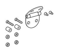 Geberit Geberit Jeu de charnières Joly pour couvercle d'urinoir Quantité:1