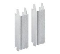 Geberit Duofix support set 111847001 Jeu de 2 pièces, pour céramique WC avec une petite surface de contact, galvanisé