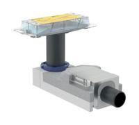 Geberit Geberit Kit gros œuvre CleanLine d 50mm, f H à l'entrée 90-220mm, pour paroi de douche Quantité:1