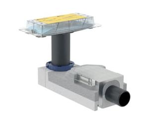 Geberit Geberit Kit gros œuvre CleanLine d 50mm, f H à l'entrée 90-220mm, pour paroi de douche Quantité:1