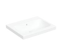 Geberit Geberit Lavabo à poser iCon 60x48 cm, sans trop-plein, avec trou robinet, blanc Quantité:1
