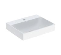 Geberit Geberit Lavabo à poser One 50x40 cm, sans trop-plein, blanc K-Tect, mitigeur inclus Quantité:1