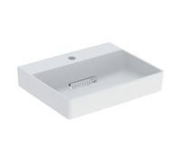 Geberit Geberit Lavabo à poser One 50x41 cm, sortie horizontale, sans trop-plein, blanc mat/blanc brillant Quantité:1