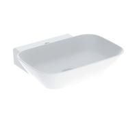 Geberit Geberit Lavabo à poser One 50x42,5 cm, cuvette, sans trop-plein, blanc K-T., HL avec. Quantité:1