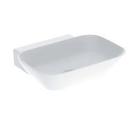 Geberit Geberit Lavabo à poser One 50x42,5 cm, cuvette, sans trop-plein, blanc K-T., sans robinetterie Quantité:1