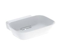 Geberit Geberit Lavabo à poser One 50x42,5 cm, cuvette, sans trop-plein + trop-plein, blanc K-Tec/Bl Quantité:1