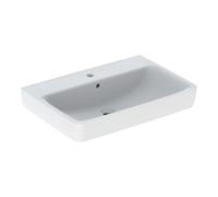 Geberit Geberit Lavabo à poser Renova Plan 70x48 cm, mitigeur, avec trop-plein, blanc Quantité:1