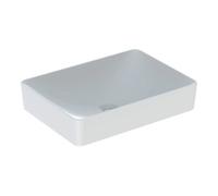 Geberit Geberit Lavabo à poser VariForm 55x40 cm, sans robinet, sans trop-plein, droit, blanc Quantité:1