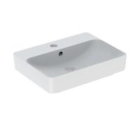 Geberit Geberit Lavabo à poser VariForm blanc, 60x45 cm, avec trou robinet, avec trop-plein, droit Quantité:1
