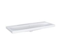 Geberit Geberit Lavabo Acanto 120x48,2 cm, avec trop-plein, évacuation droite + gauche, blanc K-Tect Quantité:1