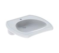 Geberit Geberit Lavabo accessible Vitalis 65x60 cm, avec trou robinet, sans trop-plein, blanc Quantité:1