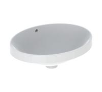 Geberit Geberit Lavabo encastré VariForm 50x40 cm, sans robinet, avec trop-plein, ovale, blanc K-Tect Quantité:1