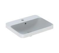 Geberit Geberit Lavabo encastré VariForm 55x45 cm, avec trop-plein, avec vidage, droit, blanc K-Tect Quantité:1