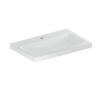 Geberit Geberit Lavabo iCon Light 75x48 cm, mitigeur encastré, sans trop-plein, blanc Quantité:1