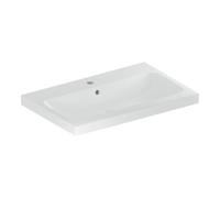 Geberit Geberit Lavabo iCon Light 75x48cm, robinet mitigeur, avec trop-plein, blanc KeraTect Quantité:1