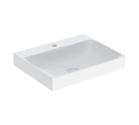 Geberit Geberit Lavabo One 60 cm, mitigeur encastré, sans trop-plein, blanc KeraTect Quantité:1