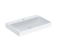 Geberit Geberit Lavabo One 75 cm, mitigeur encastré, sans trop-plein, blanc KeraTect Quantité:1