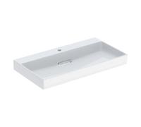 Geberit Geberit Lavabo One 90 cm, avec vidage horizontal, sans trop-plein, blanc K-Tect/blanc Quantité:1