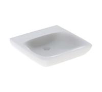 Geberit Geberit Lavabo Renova Comfort 55x55 cm, sans trop-plein, sans robinetterie, accessible PMR, blanc Quantité:1