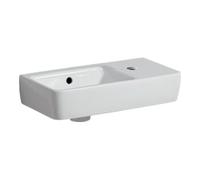 Geberit Geberit Lavabo Renova Compact 50x25cm, mitigeur à droite, avec trop-plein, blanc Quantité:1