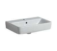 Geberit Geberit Lavabo Renova Compact 55x37cm, blanc, avec trou de robinet, avec trop-plein Quantité:1