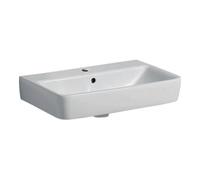 Geberit Geberit Lavabo Renova Compact 60x37 cm, blanc, avec trou de robinet, avec trop-plein Quantité:1