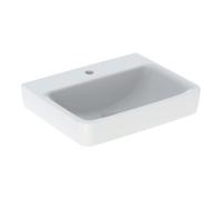 Geberit Geberit Lavabo Renova Plan 55x44 cm, mitigeur intégré, sans trop-plein, blanc Quantité:1
