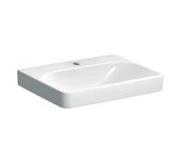 Geberit Geberit Lavabo Smyle Square 60x48cm, avec trou robinet, sans trop-plein, blanc Quantité:1