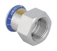 Geberit Geberit Manchon de transition gaz Mapress d 22xRp 3/4, FI, pour gaz naturel et gaz liquéfié, ES Quantité:1