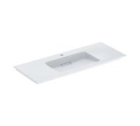 Geberit Geberit Meuble lavabo One 120 cm, H I P avec mitigeur, sans trop-plein, blanc K-Tect/blanc Quantité:1
