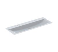 Geberit Geberit Meuble-lavabo Xeno2 140x48 cm, 2 robinets, sans trop-plein, blanc alpin Quantité:1