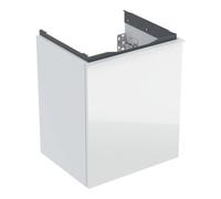 Geberit Acanto meuble sous lavabo, 1 tiroir, suspendu, 446x539x379mm, 503002012, Couleur: Corps : blanc / brillant Façade : blanc / verre brillant, Poignée : blanc / mat - CM