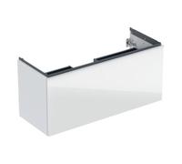 Geberit Geberit Meuble sous-lavabo Acanto 1 porte, 1 tiroir en I, L 119 cm, blanc brillant Quantité:1