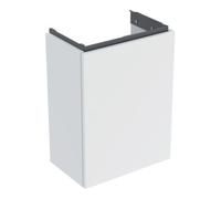 Geberit Acanto, armoire inférieure pour lave-mains, 1 porte, suspendu, 392x539x246mm, 503001013, Couleur: Corps et façade : blanc / mat, poignée : blanc / mat - CM