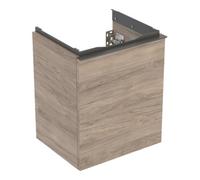 Geberit Acanto meuble sous lavabo, 1 tiroir, suspendu, 446x539x379mm, 503.002.JR.1, Couleur: Corps et façade : noyer hickory / mélamine structure bois, poignée : lava / mat