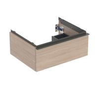 Geberit Meuble sous-vasque iCon 502310JH1 59,2x24,7x47,6 1 tiroir, façade chêne, poignée lave mat