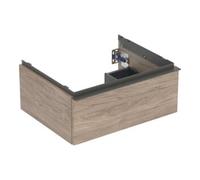 Geberit Meuble sous-vasque iCon 502310JR1 59,2 x 24,7 x 47,6 cm poignée noyer/lave mat