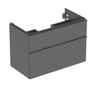 Geberit Geberit Meuble sous-lavabo iCon 88,8x61,5x47,6 cm, 2 tiroirs, la. m/la. ma Quantité:1
